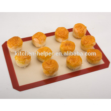 China Profesional fabricante Resina resistente al calor Nonstick Fiberglass Silicona Baking Mat / Baking Mat Set 2-Pack